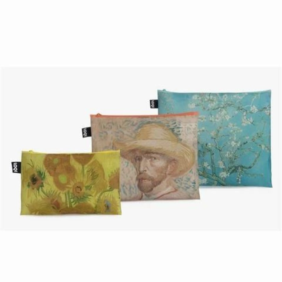 * | Loqi Vincent Van Gogh Almond Blossom Zip Pocket Set 3Pce