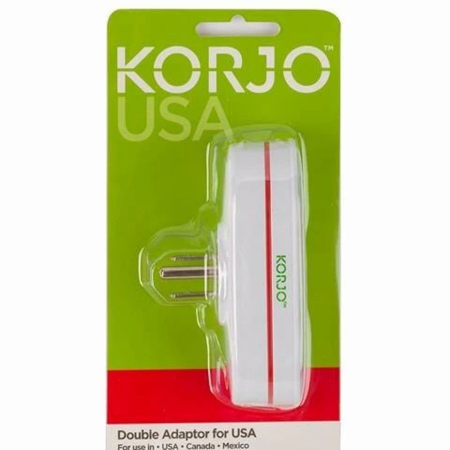 * | Korjo Usa Double Adaptor Plug