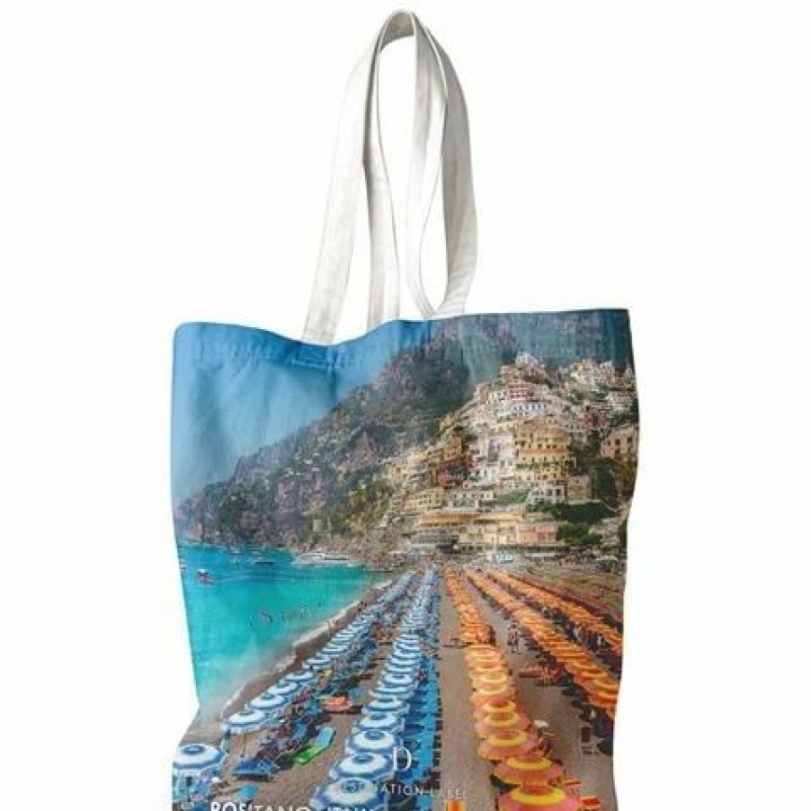 * | Destination Label Positano Summer Tote Bag