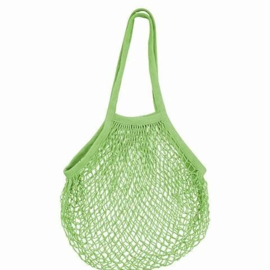 * | Karlstert String Market Bag Long Handle Lime