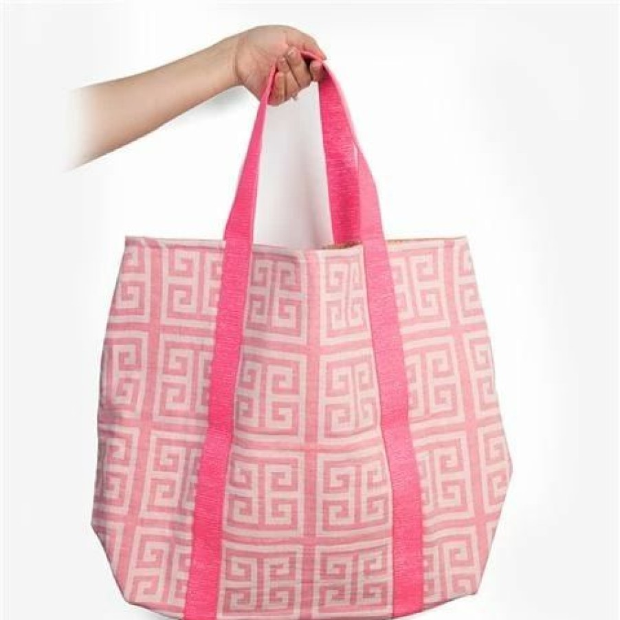 * | Aelia Anna Shopping Bag Meandros Pink