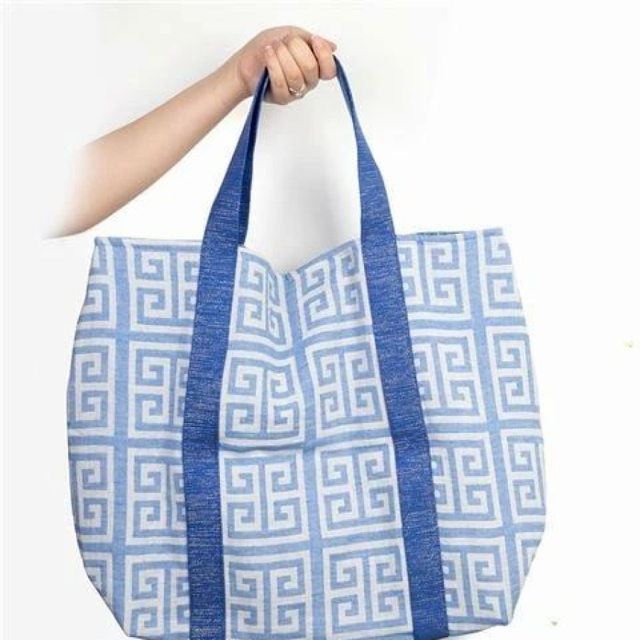 * | Aelia Anna Shopping Bag Meandros Parl Blue