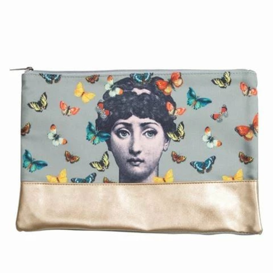 * | Luxe By Peter'S Mademoiselle Toiletry Bag Grey 22X36Cm