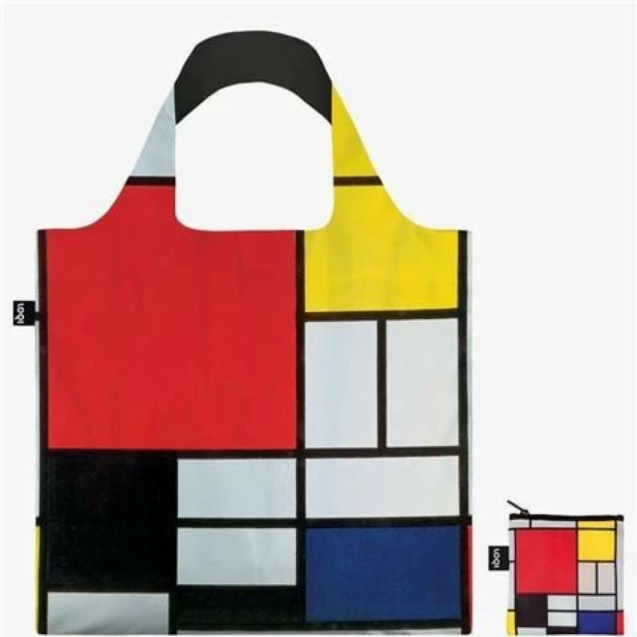 * | Loqi Museum Collection Mondrian Composition W/Red Yellow Blue & Black Bag